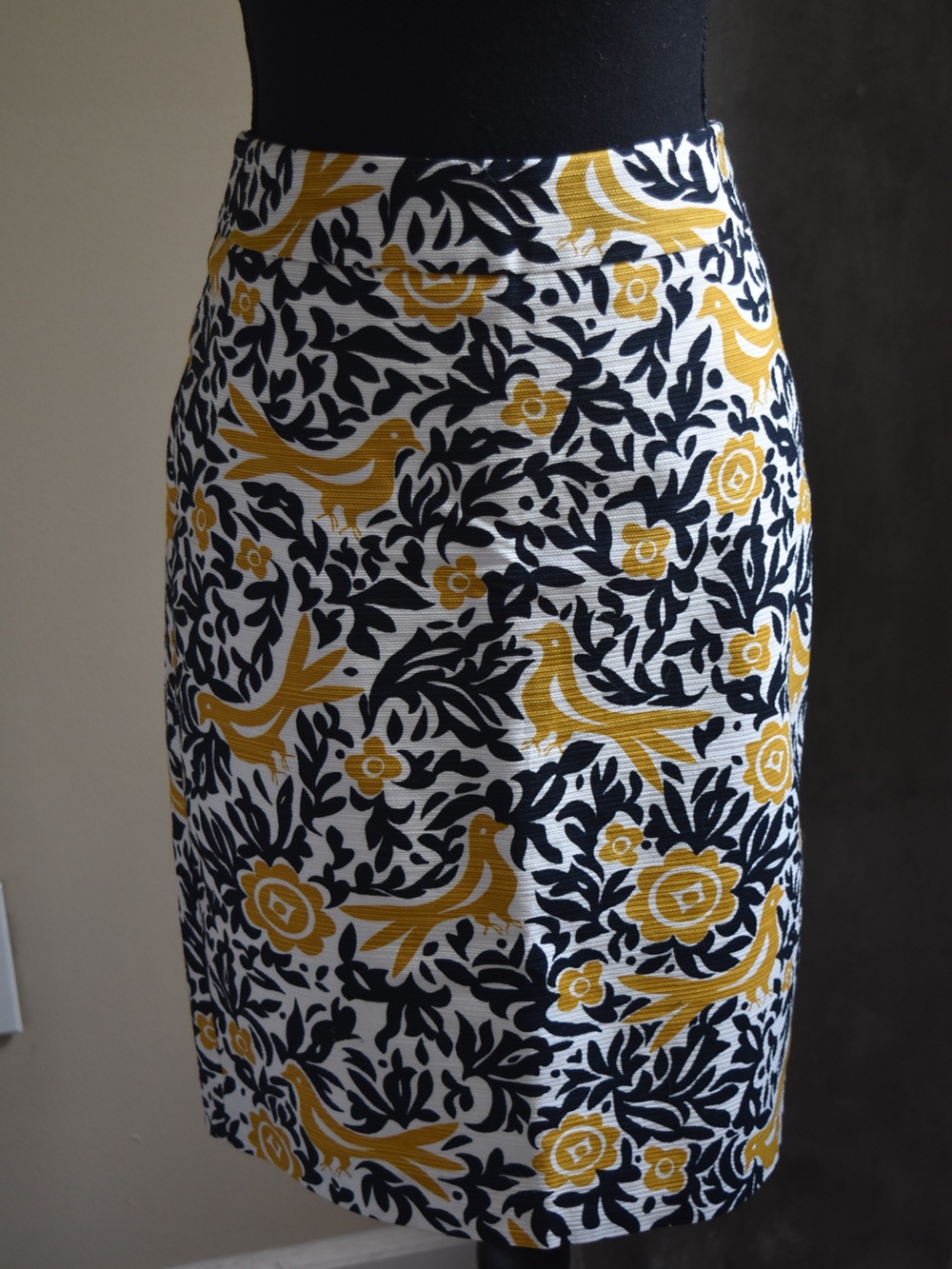 Ann Taylor Bird Pencil Skirt